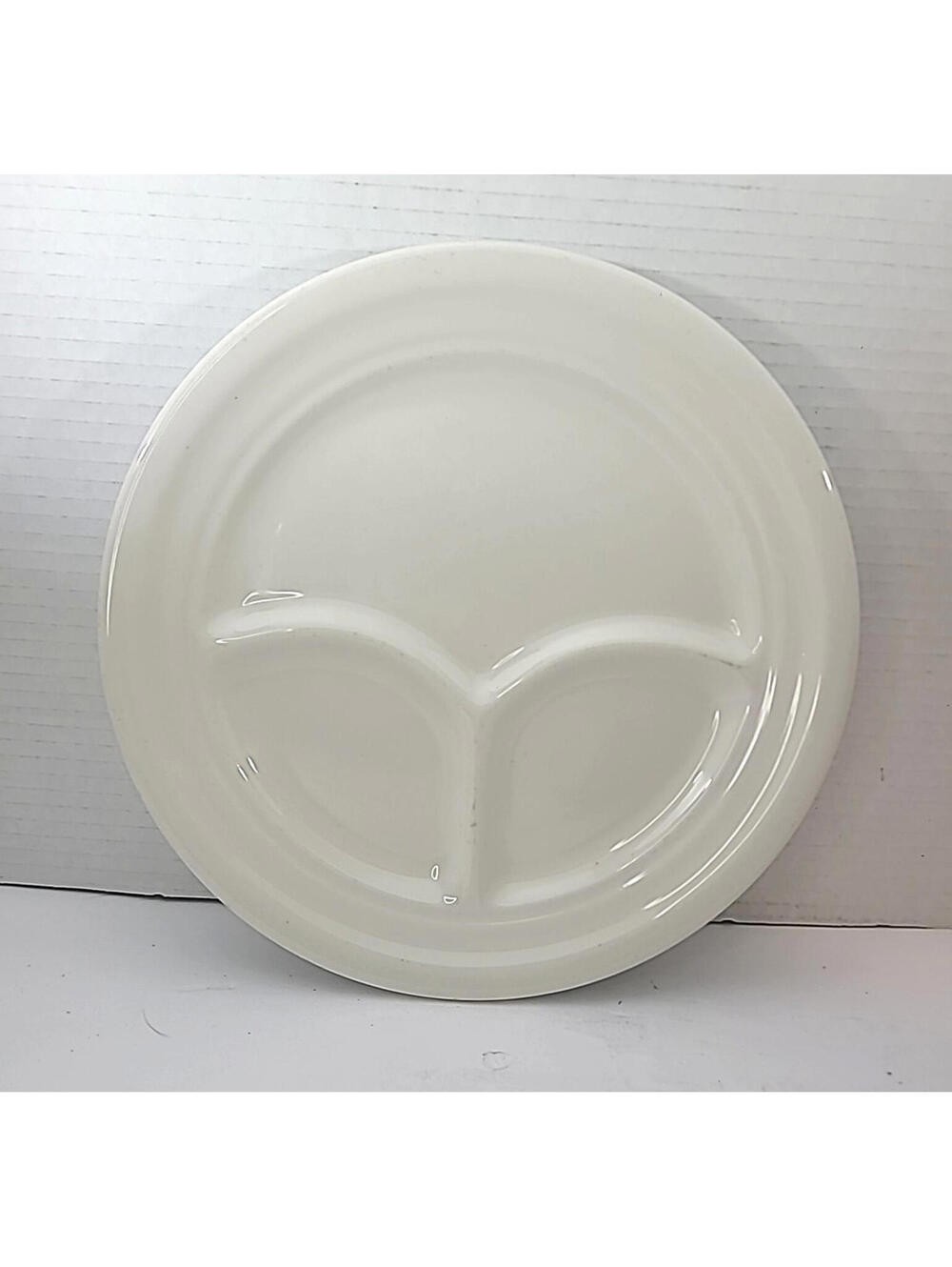 Homer Laughlin Best China Restaurant Ware White 9.75" Divided Dinner Plate